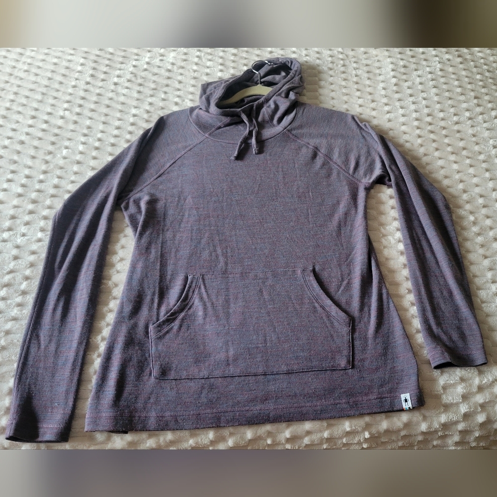 Smartwool Tunic Hoodie Size Large Spacedye Purple